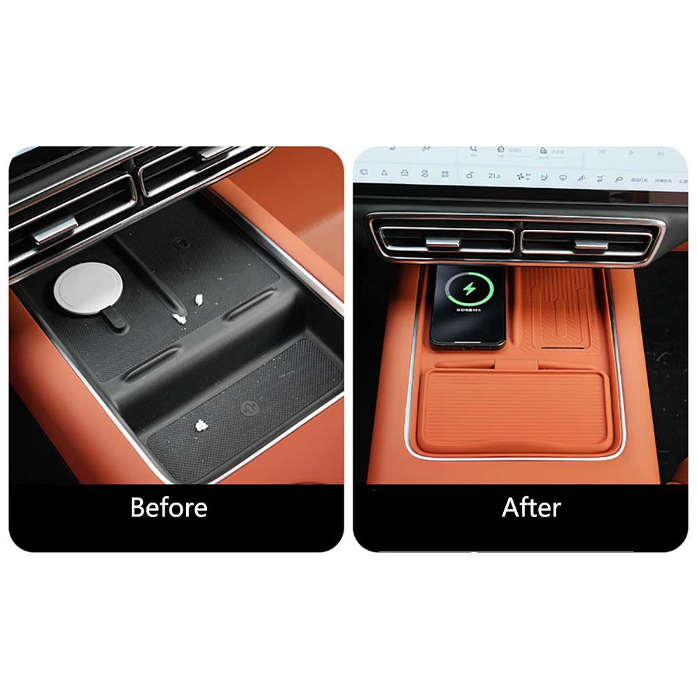 Center Console Wireless Charging Silicone Pad for LiXiang L6/L7/L8/L9/MEGA 2024