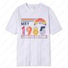 Футболка с 40-летним юбилеем Классический простой стиль Свитшот 1985 Подарок 40-летие Номер Сороколетие Юбилейная футболка для жены или мужа Одежда для вечеринки