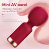 Мини-вибратор со стимулятором клитора для женщин, секс-игрушки, мастурбатор, силиконовый дилдо, эротическая AV-магическая палочка для взрослых 18+