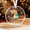 Рождественский кулон из прозрачного стекла 'Дружба', Сувенир на память о дружбе, Подвесное украшение, Памятный сувенир 'Навидад', Декор для праздничной вечеринки, Подарок дружбы