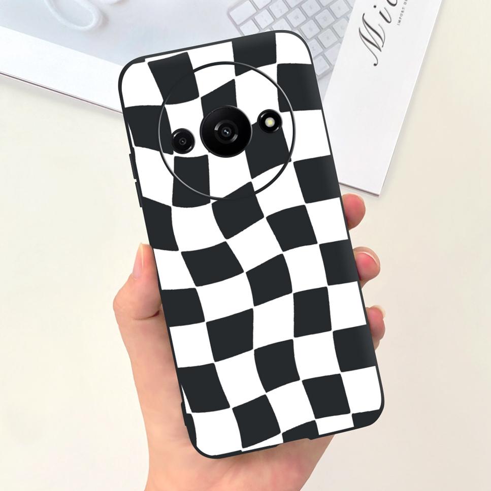 Модный дизайн Чехол для Xiaomi Redmi A3 4G Бабочка Милый Кот Мягкий Силиконовый Задний Чехол для Redmi A3 A 3 6.71" Бампер Чехол для Телефона