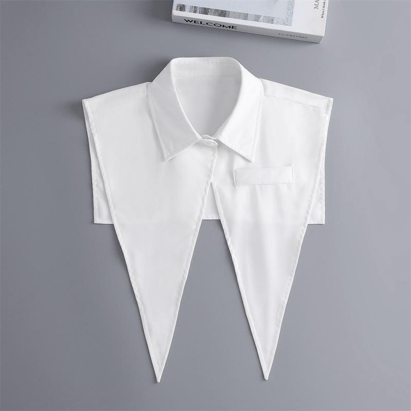 New Fake Victorian Stand Up Collar White Black Lace Collars Detachable For Women Blouse Lapel Shirt False Collar Woman