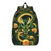 Модный Рюкзак Dragon Ball Z Goku Mochilas Повседневный Для Работы Офиса Ретро Моющийся Rucksack