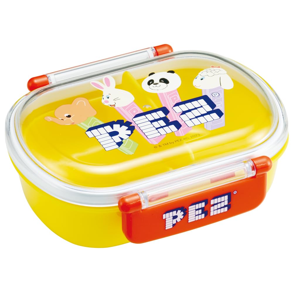 Skater Bento 360ml with a Fluffy Made in Single Dishwasher and Microwave for Boys and Children's Box, Capacity, Lid, Japan, Tier, Safe, PEZ, Girls,