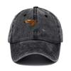 pc Retro Washed Distressed Animal Print Baseball Cap  Unisex Lightweight Suitable for   Outdoor Fishing Hat with Distressed