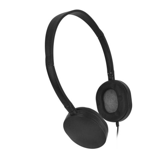 3.5mm Wired Retractable Portable Heavy Bass Headphone for Gaming/Online Courses