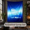 Personalized Wall Tapestry,Sheffield Wednesday FC Custom Text, Soft Fabric Wall Art For Indoor Decoration