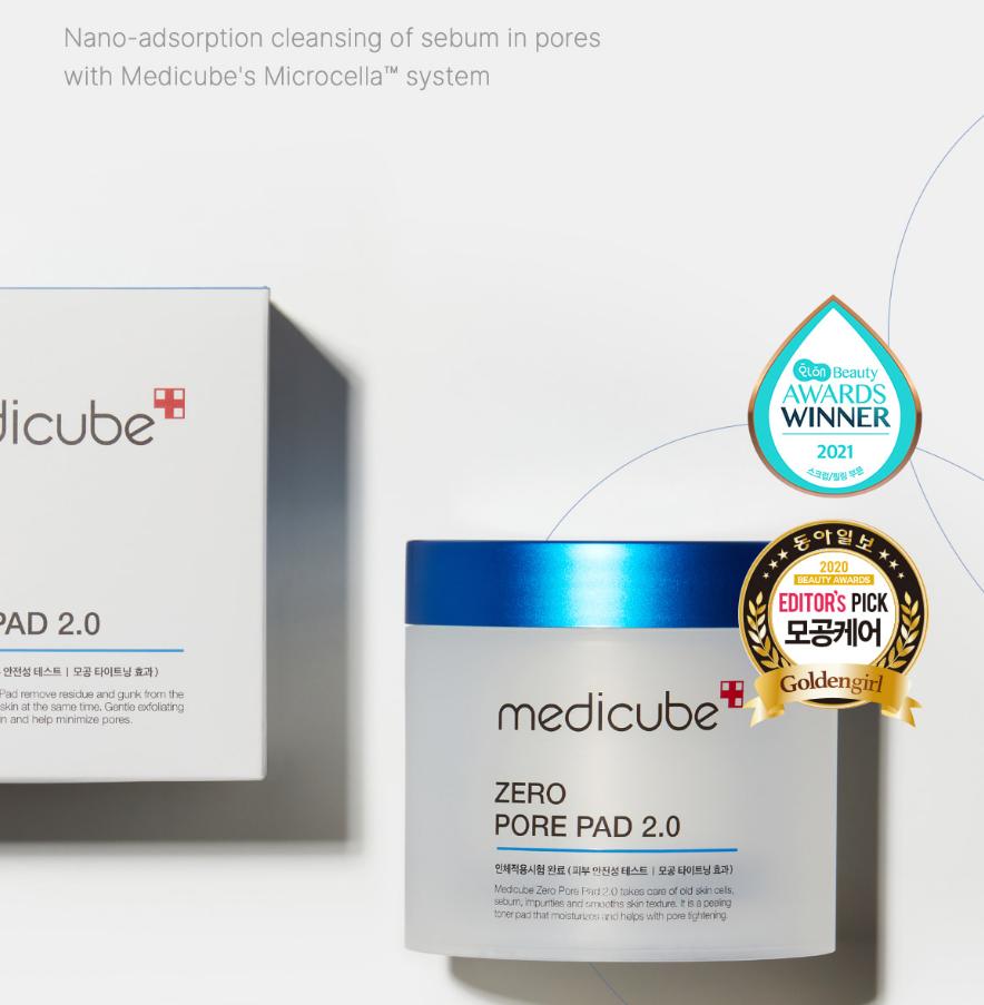 [MEDICUBE] Подушечки Zero Pore Pad 2,0 X 70 подушечек