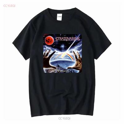 Футболка Stratovarius Размер L 1997 Пауэр-метал группа Visions Sonata Arctica Helloween винтажная Стиль стритвир Унисекс Растянутая