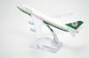 ТАНСКАЯ ДИНАСТИЯ 16 см EVA Air Boeing B747 Модель самолета из сплава Игрушка 1/400