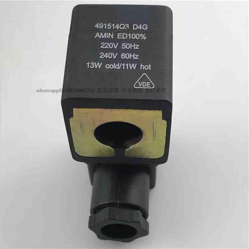 for Parker Solenoid Valve Coil 491514Q3 D4G Inner Diameter Small Hole 10mm ,Large Hole 14.5mm ,Height 37mm