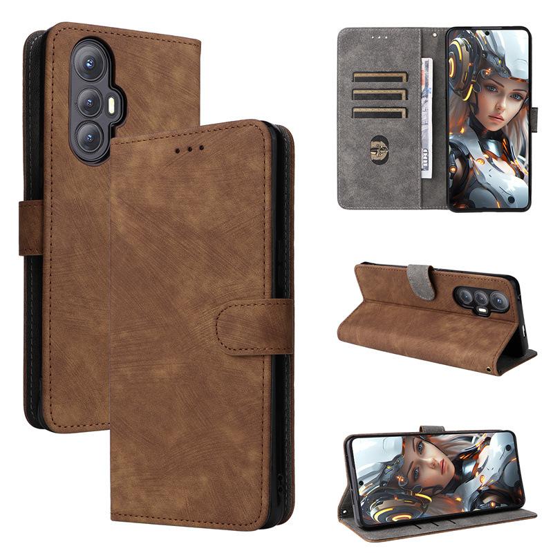 Чехол-книжка для Cubot Max 5 из искусственной кожи, полная защита корпуса [блокировка RFID], чехол-кошелек