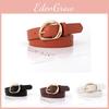 Модный женский ремень с пряжкой-пином, элегантных цветов черный кофе и кэмел, для шикарных джинсов