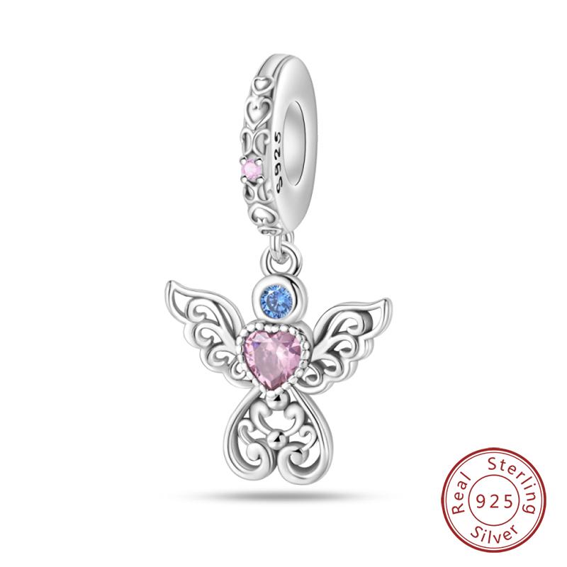 Copper Charms Beads Fit Qikaola Original Blue Zircon Owl Luminous Sea Turtle Octopus Bracelets Diy Birthday Jewelry Gift