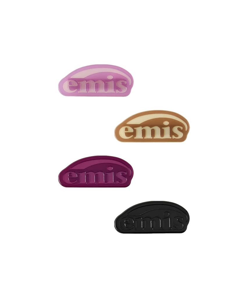 Мини зажим для волос с логотипом Emis
