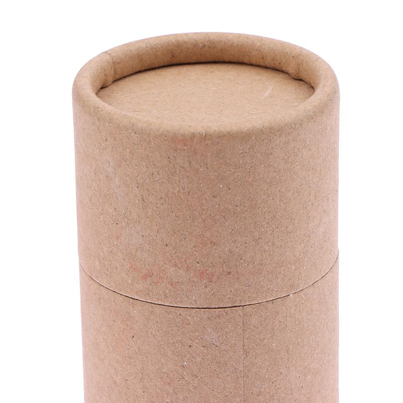 Круглая картонная подарочная коробка Упаковка для флаконов косметических эфирных масел Упаковка для помады Упаковка для духов Коробки из крафт-бумаги