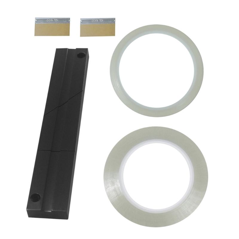 1/4-дюймовые блоки для склейки ленты Набор для ремонта ленты Простые в использовании для Studer Анодирование Затвердевает Предотвращает Окисление