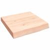 VidaXL Wall Shelf 40x40x6 Cm Solid Untreated Oak Wood 363511