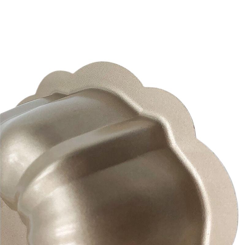 1Pcs 4Inch Mini Cake Pan Nonstick Fluted Baking Mold Carbon Steel Flower Shape Tube Pan For Brownie Cupcake Pudding Muffin