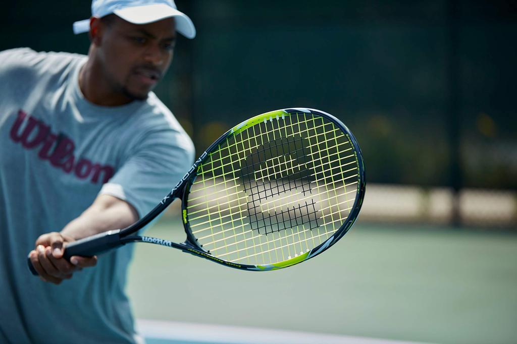 Wilson Rigid Tennis Racket For Beginners ENERGY XL Grip Size 2 YELLOW WRT311600 Wilson [Gut Tensioned]