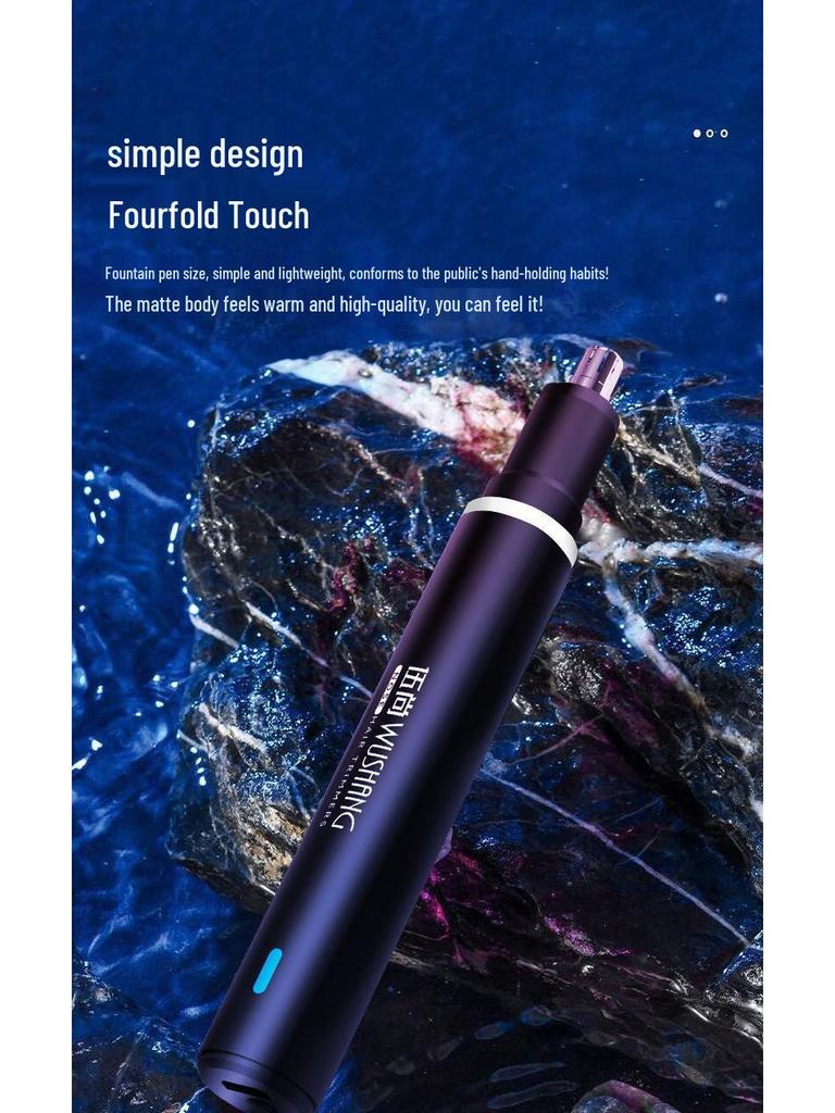 Перезаряжаемый электрический триммер для волос в носу и ушах для мужчин и женщин