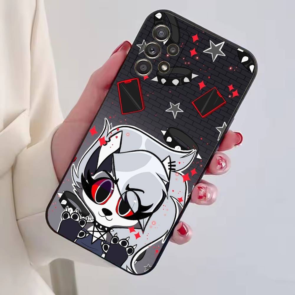 Чехол для телефона H-Helluva Cartoon B-Boss для Samsung S25, S24, S21, S22, S23, S30, Ultra, S20, Plus, Fe, Lite, Note, 10, Черный Чехол