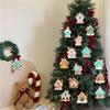 Christmas Pendant Gingerbread Man Christmas Tree Decorations Atmosphere Sense Of Joy And Cute Style