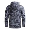 Men's Outdoor Casual Zipper-style Hooded Printed Jacket, Quick-drying Thin Windproof And Waterproof Sports Windbreaker Jacket
