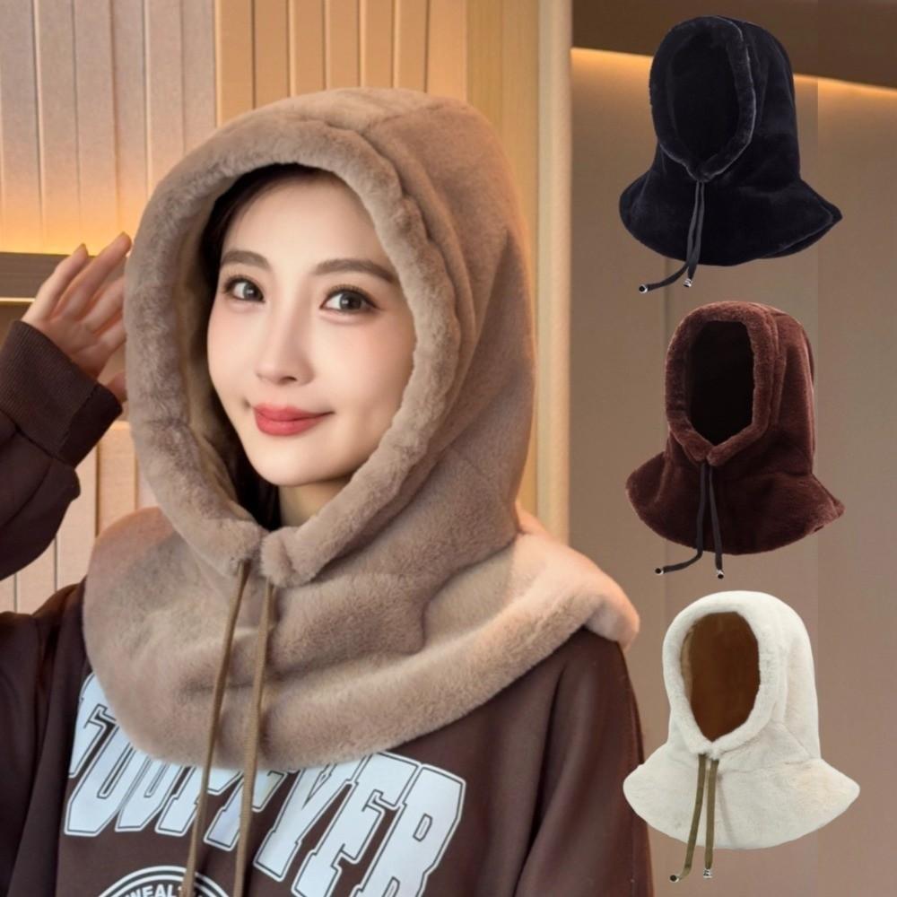Windproof Pullover Cap Warm Hooded Hat New Shawl Hat Unisex
