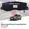 OEMASSIVE Для Dacia Renault Logan 2 2012 - Renault Symbol Автомобиль Внутренний Приборная Панель Автомобиля Покрытие Коврик Панель Мата Подушка