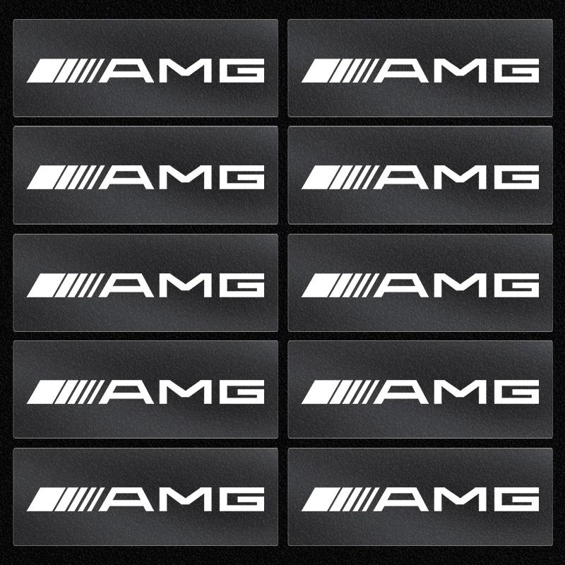 Car Interior Random Stickers Car Goods Car Steering Wheel Decal For Mercedes Benz AMG C E S C180 C180 C300 CLA CLK E55 GLK W16