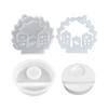 House Themed Pendants and Candlesticks Inserts Silicone Mold for Handmade Gypsum Candle Holder Home Decor Craft