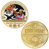 Коллекция commemorative монеты и значка-медали NBA Durant с золотым покрытием