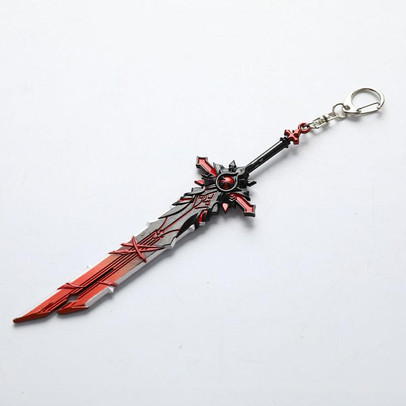 Брелок Genshin Impact с мечом Genshin Косплей Оружие Skyward Blade Брелок