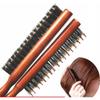 Salon Teasing Back Hair DIY Brushes Boar Bristle Wood Slim Line Comb Hairbrush Extension Hairdressing Professional Styling Tools