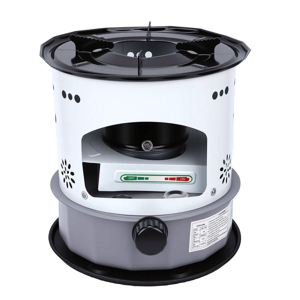 Indoor Outdoor Kerosene Heater 5.2L Aluminum Alloy Portable Space Heater Kerosene Cook Stove for Camping Tent Ice