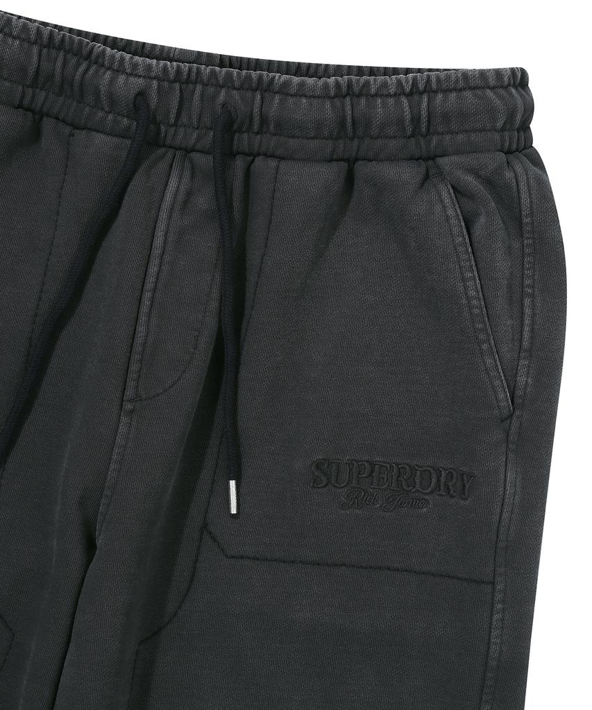 Syupeodeulai Vintage Washed Wide Sweatpants Dark Gray