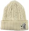 Unchapeau PEANUTS Snoopy Knit Cap 478-1091 White, 56.5-58.5cm