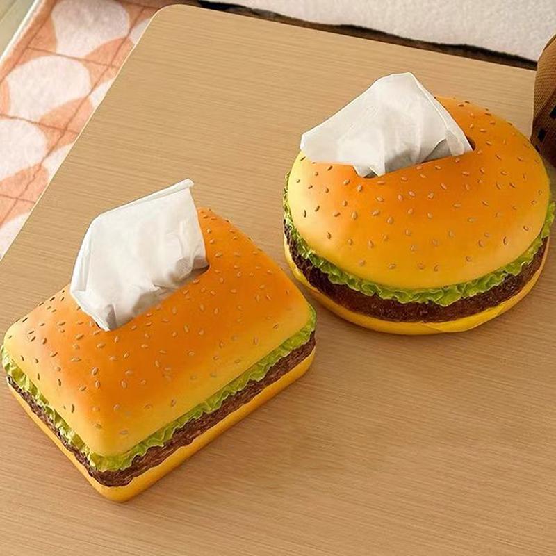 Гамбургская коробка с салфетками, имитация креативности, ретро-коробка для ящиков в гостиной, украшения для домашнего веселья