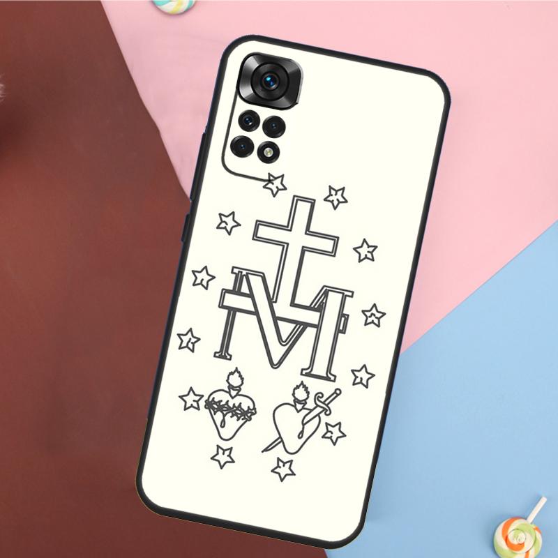 Безупречный чехол с изображением Девы Марии и Иисуса для Xiaomi Redmi Note 11 Pro 11S 8 9 12 10 Pro 10S 9S Redmi 9 10 12C 9C 10C Задняя крышка