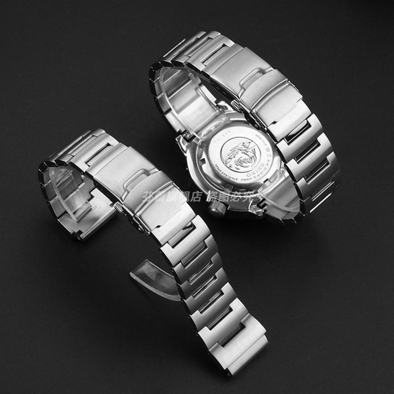 Для Seiko Нет. 5 Водный Призрак Маленький Монстр Ремешок SRP307 313 SKX779 SKX781 Мужской Браслет из Цельной Нержавеющей Стали 20 мм