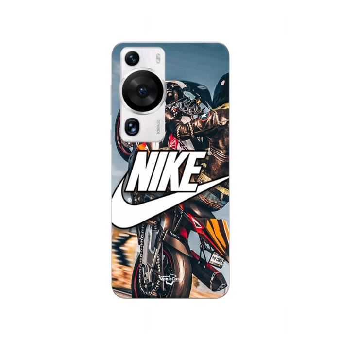 Coque - MANIACASE - Huawei P60 Pro - Logo Nike - Roue Moto - Souple