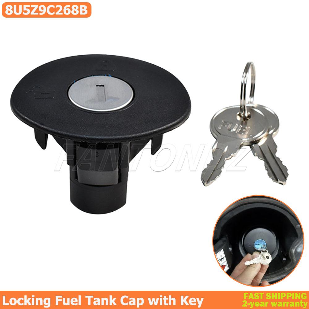 For Ford Focus Edge Kuga Fiesta Fusion Mustang Explorer Raptor Lincoln Mercury Lock Fuel Tank Cap & Key 8U5A9C268AC 8U5Z9C268B