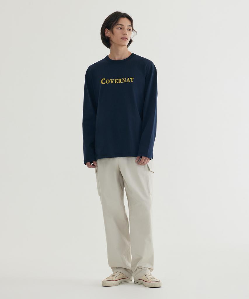COVERNAT Cotton Cargo 1-Tuck Pants Khaki