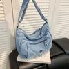 Fashionable Lightweight and Large-capacity Single-shoulder Bag Denim Women's Crossbody Bag
