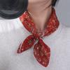 Wraps Female Shawl Cotton Linen Small Square Scarf Printed Scarf Korean Style Scarves Silk Scarf