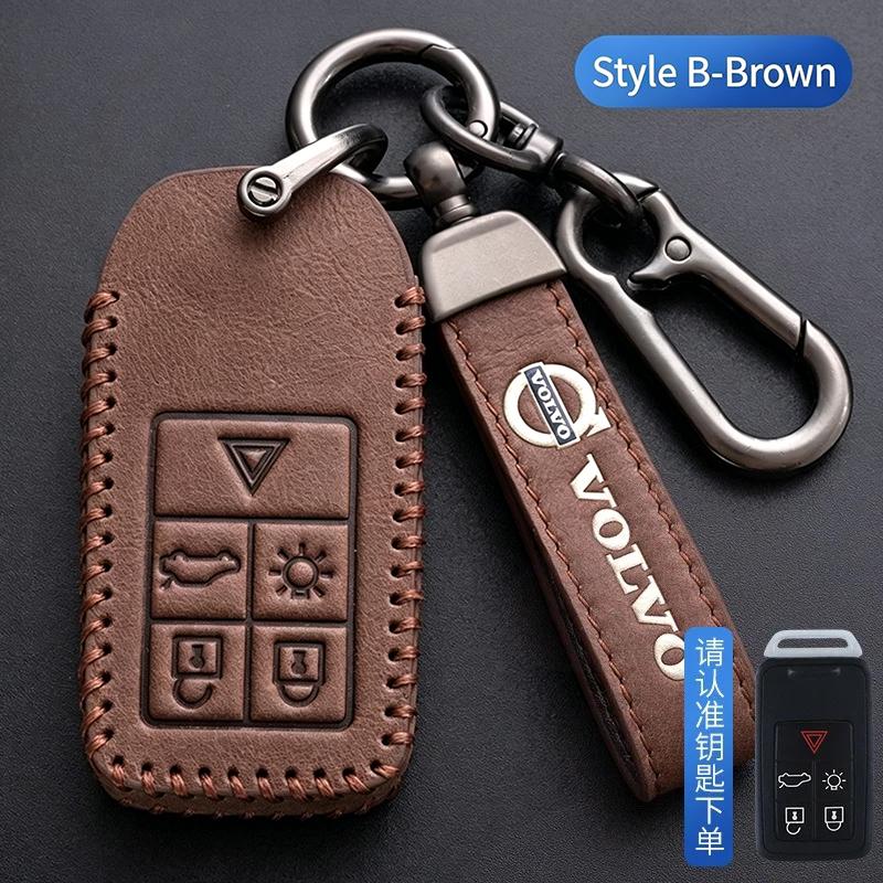 1Pc Zinc Alloy Car Key Shell Protector for Volvo XC40 XC60 XC90 S60 S90 V50 V70 V60 V40 S80 EX30 EX90 Anti-Scratch Auto Parts