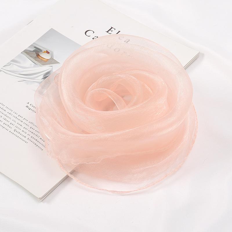 Performing Dance Scarves Square Scarves Music Teaching Aids Candy Colored Solid Color Scarves