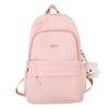 Школьный рюкзак для младших школьников, женский дорожный рюкзак, однотонный рюкзак для школьников