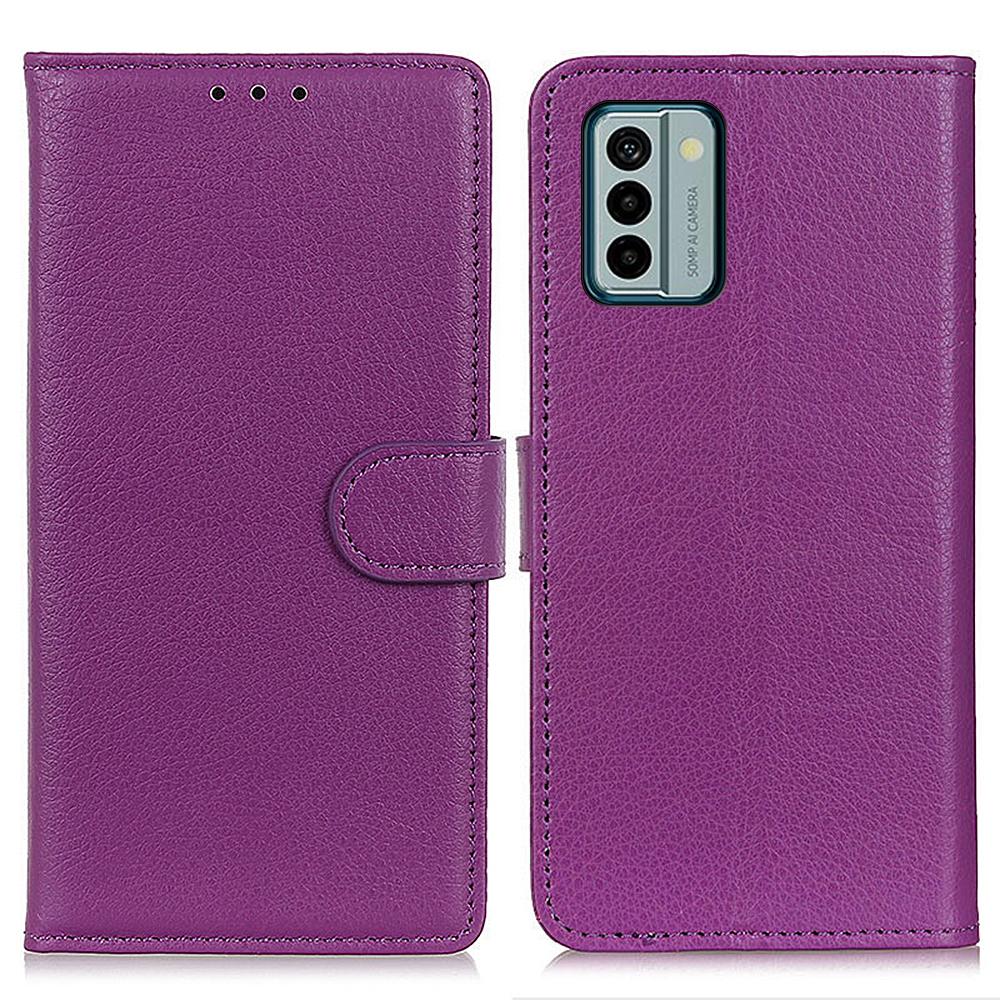 Для Nokia G22 Кошелек PU Кожаный Чехол для Телефона Подставка Текстура Личи Чехол для Мобильного Телефона